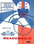 Programme cover of Meadowdale International Raceway, 09/08/1964