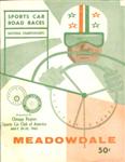 Programme cover of Meadowdale International Raceway, 1965