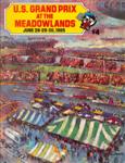 Programme cover of Meadowlands Sports Complex, 30/06/1985