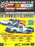 Programme cover of Mesa Marin Raceway, 15/10/1995
