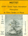 Programme cover of Mettet, 23/04/1972