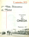 Programme cover of Mettet, 09/09/1973