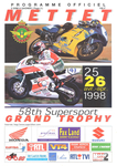 Programme cover of Mettet, 26/04/1998