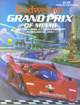Programme cover of Miami (Bayfront Park), 27/02/1983
