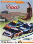 Programme cover of Michigan International Speedway, 15/06/2008