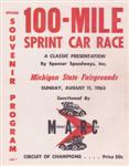 Programme cover of Michigan State Fairgrounds, 11/08/1963