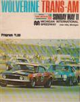 Programme cover of Michigan International Speedway, 11/05/1969