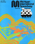 Programme cover of Michigan International Speedway, 04/07/1970