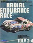 Programme cover of Michigan International Speedway, 04/07/1971