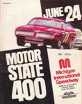 Programme cover of Michigan International Speedway, 24/06/1973
