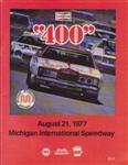 Programme cover of Michigan International Speedway, 21/08/1977