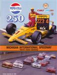 Programme cover of Michigan International Speedway, 28/09/1986
