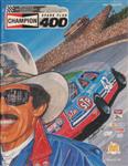Programme cover of Michigan International Speedway, 16/08/1992