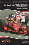 Programme cover of Mid-Ohio Sports Car Course, 09/08/2009