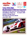 Programme cover of Mid-Ohio Sports Car Course, 27/06/1982