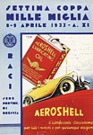 Programme cover of Mille Miglia, 09/04/1933