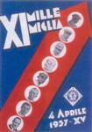 Programme cover of Mille Miglia, 04/04/1937