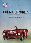 Programme cover of Mille Miglia, 01/05/1955