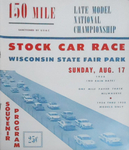 Programme cover of Milwaukee Mile, 17/08/1958