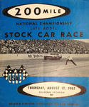 Programme cover of Milwaukee Mile, 17/08/1967