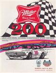 Programme cover of Milwaukee Mile, 14/07/1974