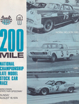 Programme cover of Milwaukee Mile, 18/08/1974