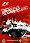 Programme cover of Monaco, 27/05/2007