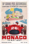 Programme cover of Monaco, 19/05/1957
