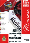 Programme cover of Monaco, 23/05/1993