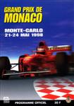 Programme cover of Monaco, 24/05/1998