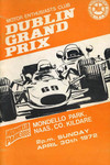 Programme cover of Mondello Park, 30/04/1972