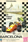Programme cover of Montjuïc, 31/03/1968