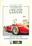 Programme cover of Linas-Montlhéry, 25/06/1989