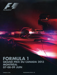 Programme cover of Circuit Gilles Villeneuve, 09/06/2013