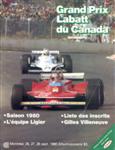Circuit Gilles Villeneuve, 28/09/1980