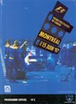 Programme cover of Circuit Gilles Villeneuve, 15/06/1997