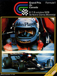 Programme cover of Circuit Gilles Villeneuve, 08/10/1978