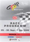 Programme cover of Monza, 01/10/2006