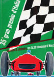Programme cover of Monza, 06/09/1964