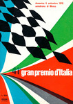 Programme cover of Monza, 06/09/1970
