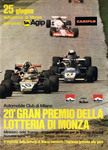 Programme cover of Monza, 25/06/1978