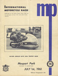 Programme cover of Mosport Park, 01/07/1961