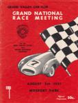 Programme cover of Mosport Park, 05/08/1961