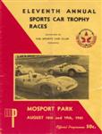 Programme cover of Mosport Park, 19/08/1961