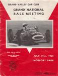 Programme cover of Mosport Park, 21/07/1962
