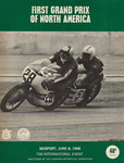 Programme cover of Mosport Park, 08/06/1968