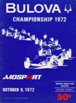 Programme cover of Mosport Park, 09/10/1972