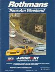 Programme cover of Mosport Park, 20/09/1987