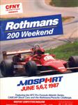 Programme cover of Mosport Park, 07/06/1987