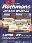 Programme cover of Mosport Park, 25/09/1988